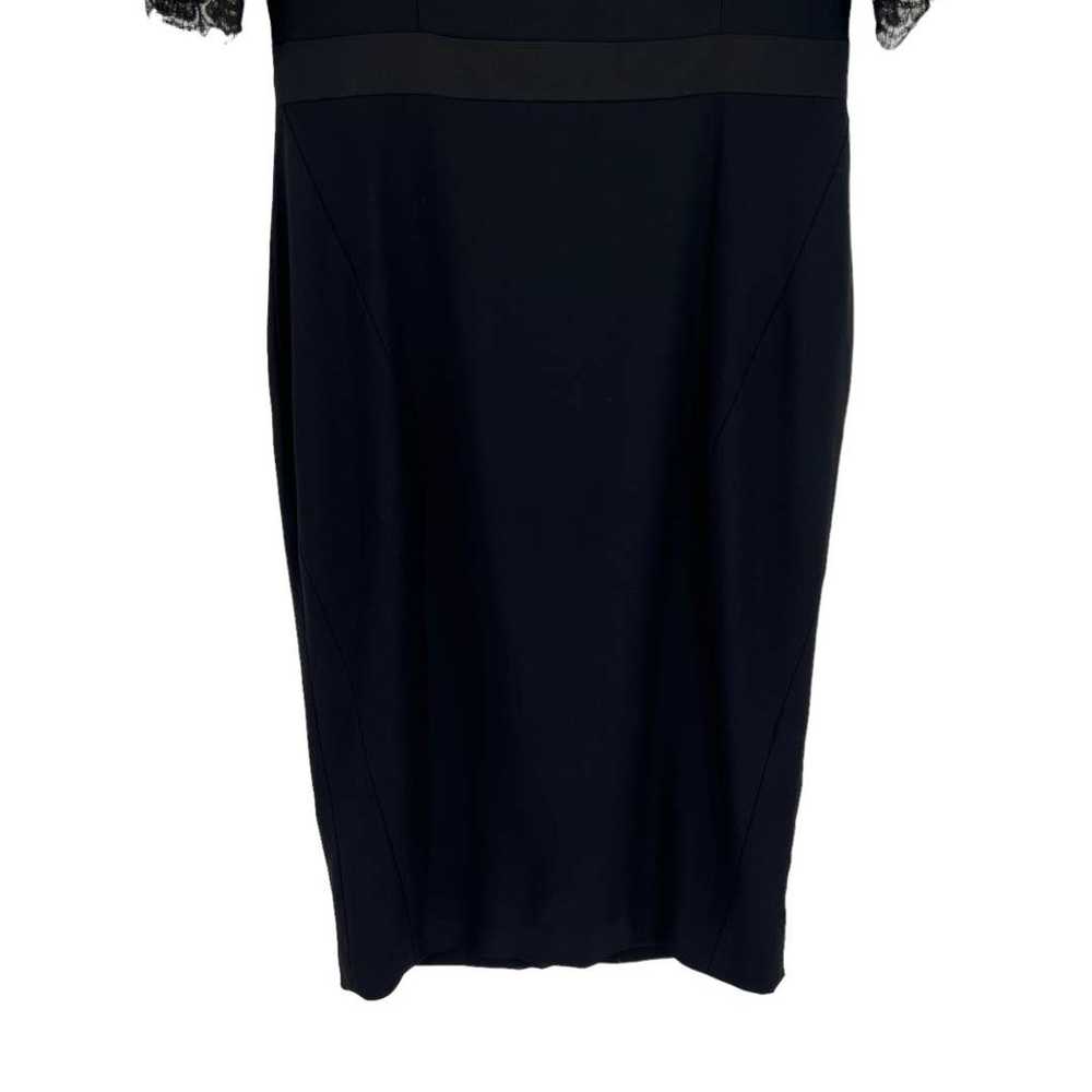 Altuzarra Womens Black V-Neck Dress Virgin-Wool L… - image 5