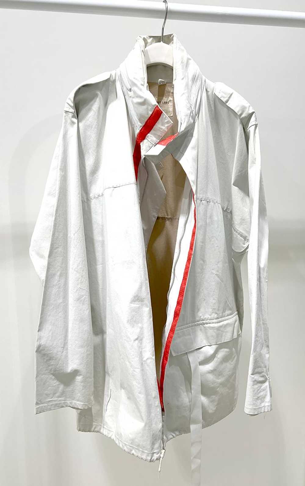 Helmut Lang WHITE RESINED M65 FIELD JACKET - S/S … - image 1