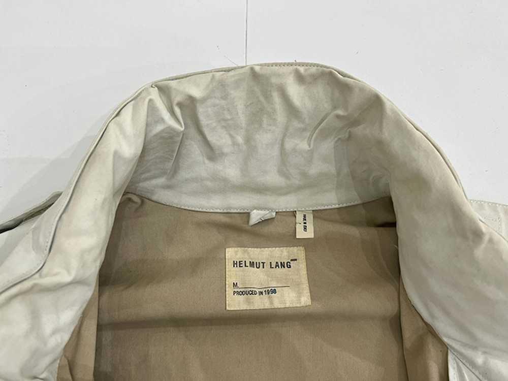 Helmut Lang WHITE RESINED M65 FIELD JACKET - S/S … - image 5