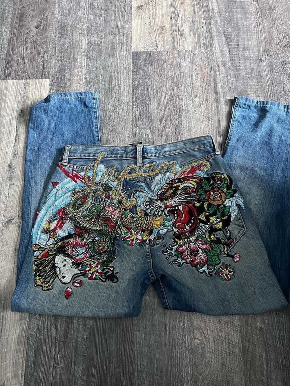 Ed Hardy × Japanese Brand × Vintage Vintage Y2K E… - image 1