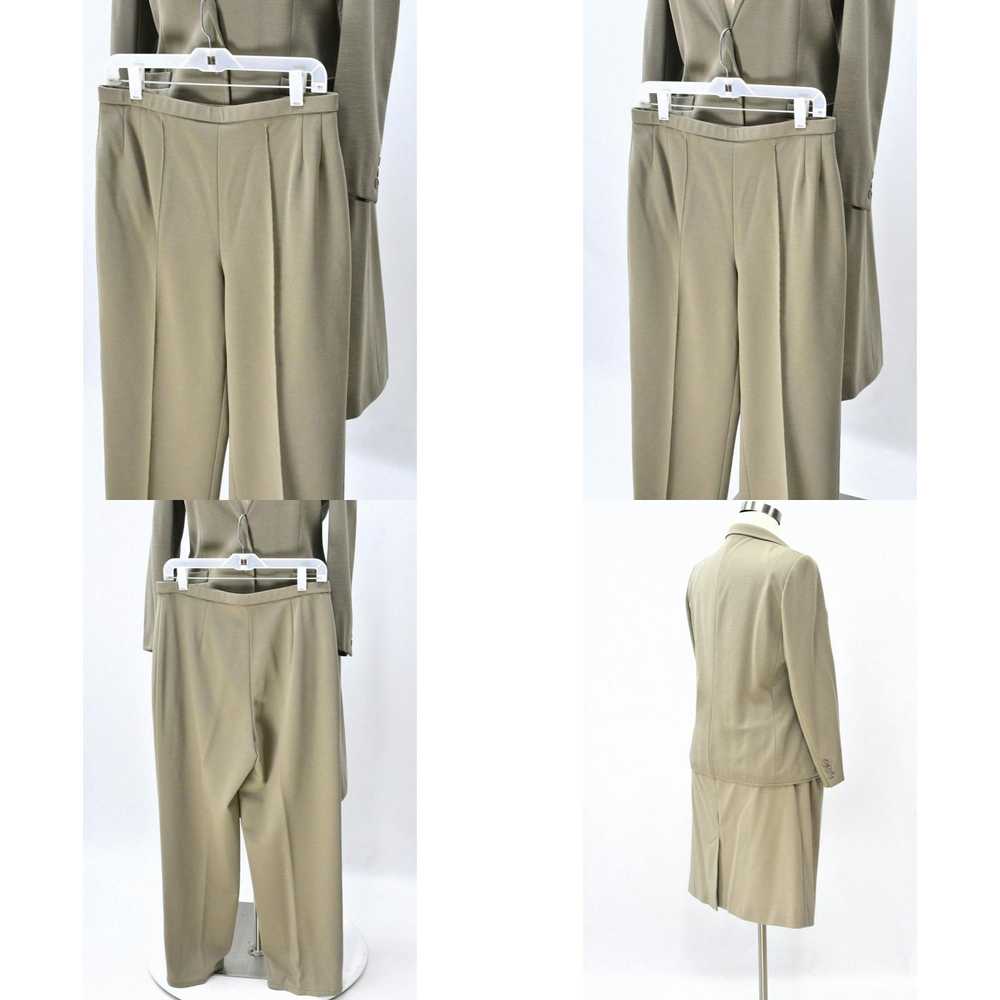 Vintage 70s Vintage Taupe 3 Piece Outfit Suit Bla… - image 4