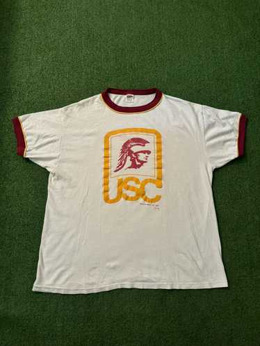 Vintage Vintage 80s Rare USC Trojans College Unive
