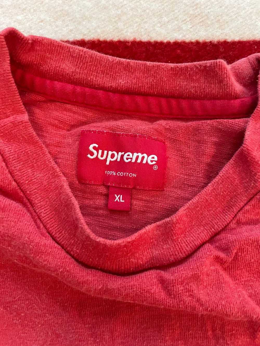 Supreme Supreme pocket t shirt Heather red - image 3