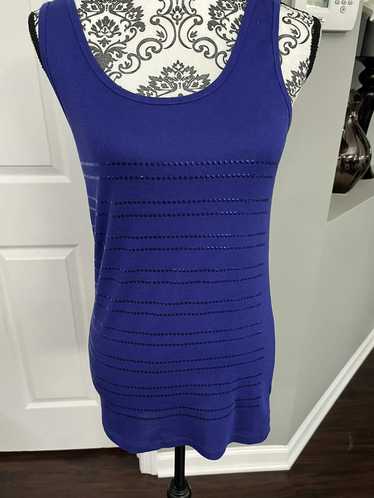 Mossimo Mossimo size XL blue tank top with sequins
