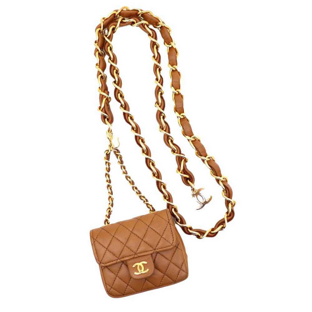 Chanel Chanel Mini Matelasse Quilted Waist Bag - image 1