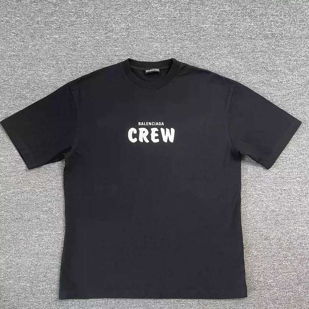 Balenciaga Balenciaga Black Crew Short Sleeves - image 1