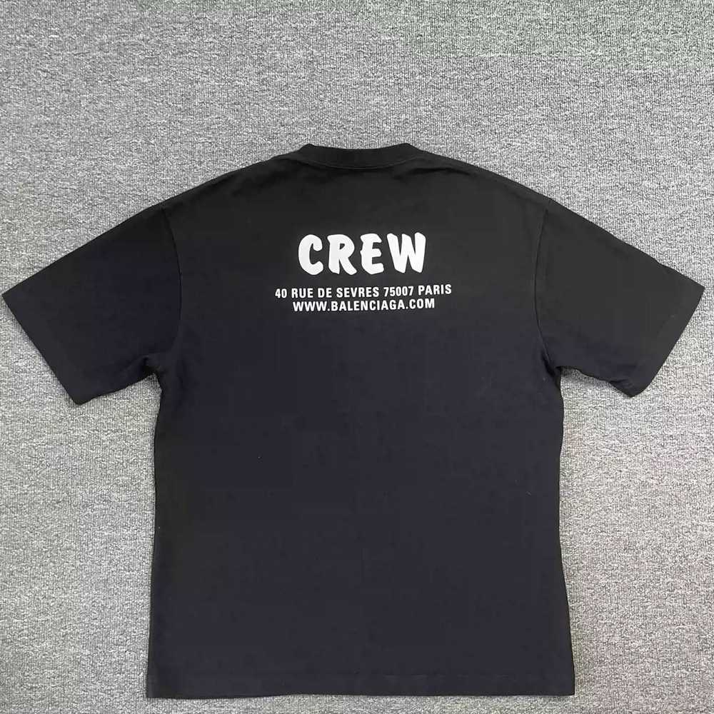 Balenciaga Balenciaga Black Crew Short Sleeves - image 2