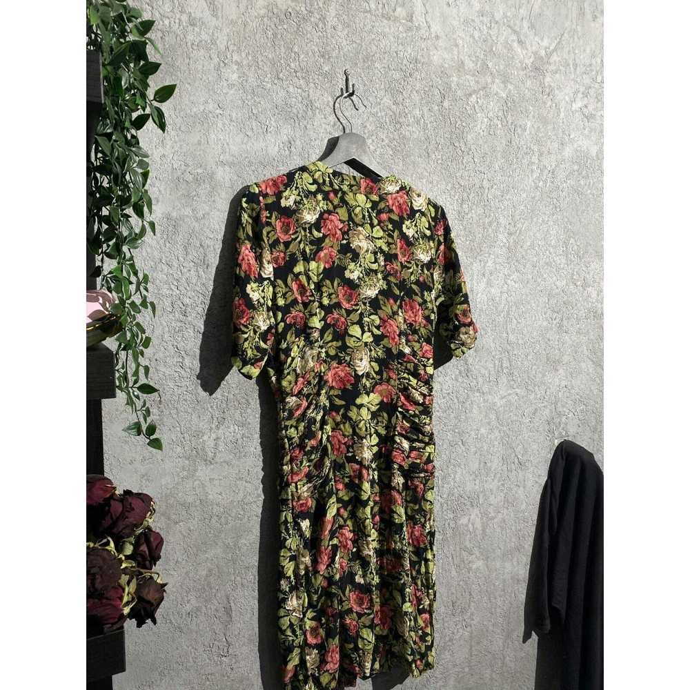 Designer × Gianni GIANNI VINTAGE DRESS FLOWERS GR… - image 11