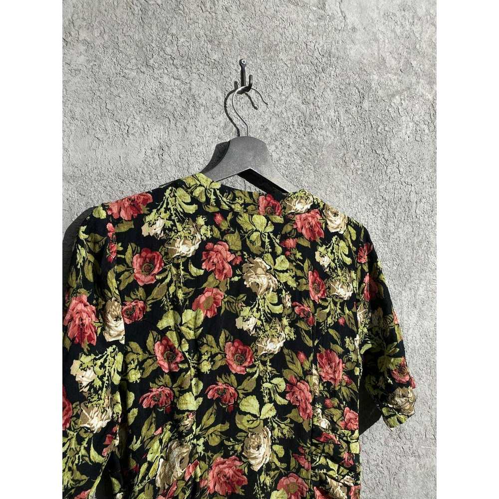 Designer × Gianni GIANNI VINTAGE DRESS FLOWERS GR… - image 12