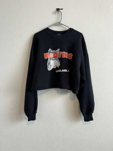 Designer Hooters Crop Sweatshirt