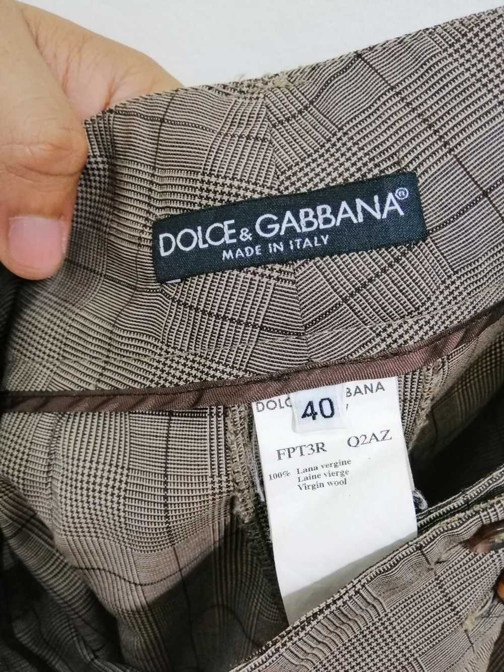 Dolce & Gabbana Dolce And Gabanna Wool Plaid Pant… - image 3