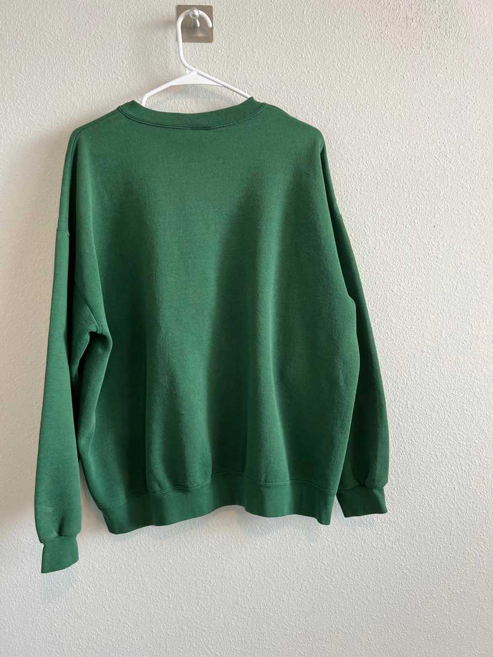 Designer Vintage Green Lee Heavyweight Pullover S… - image 2