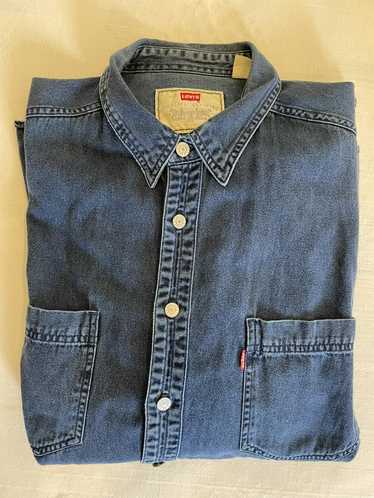 Levi's × Vintage Patch Pocket Denim Chores Shirt