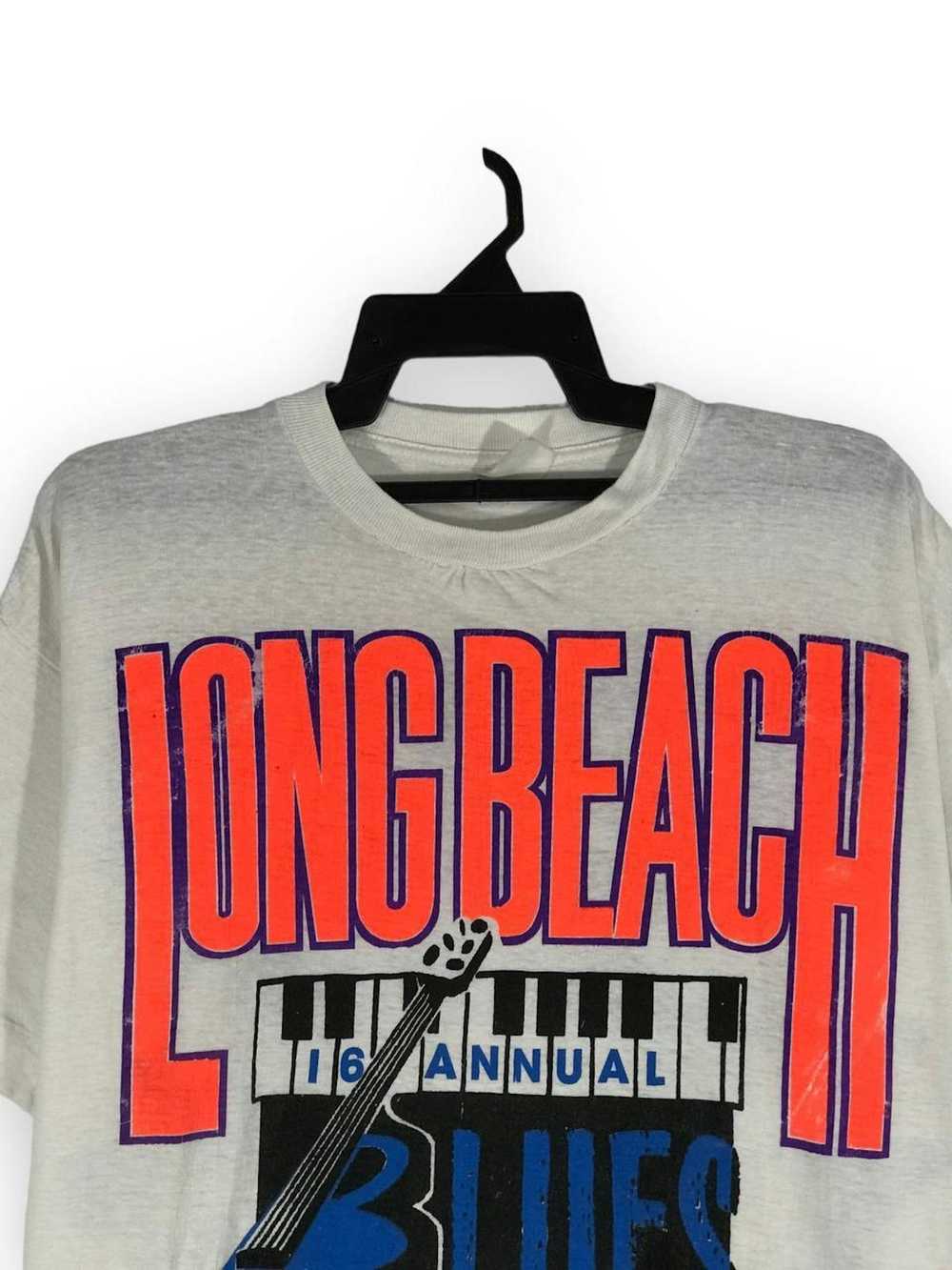 Band Tees × Vintage vintage Long beach blues fest… - image 3