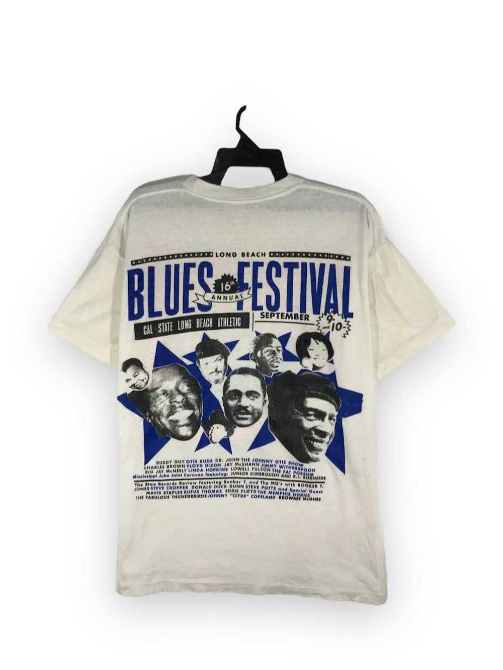 Band Tees × Vintage vintage Long beach blues fest… - image 4