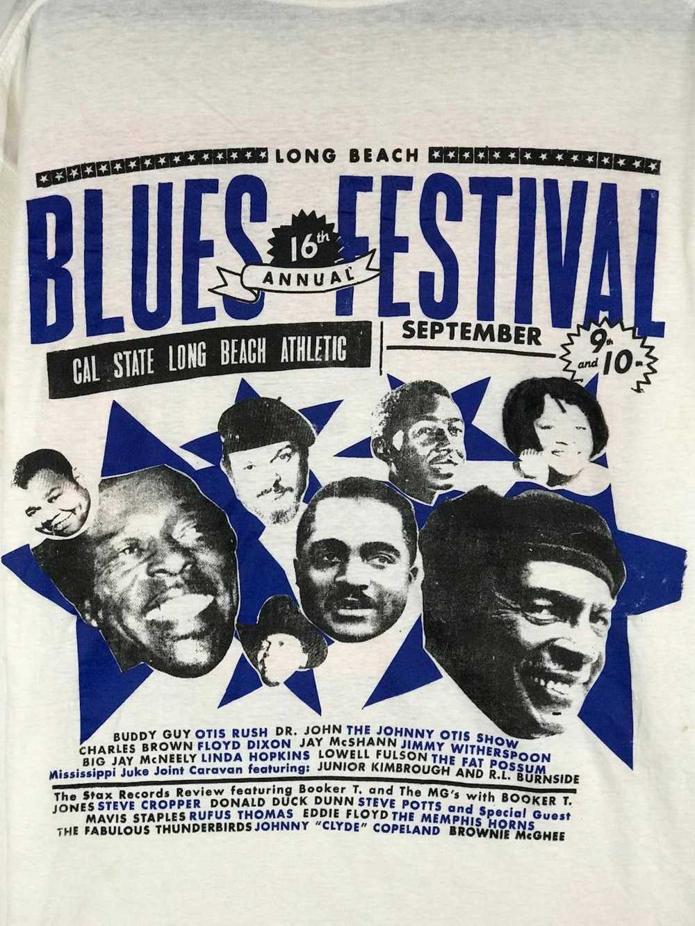 Band Tees × Vintage vintage Long beach blues fest… - image 6