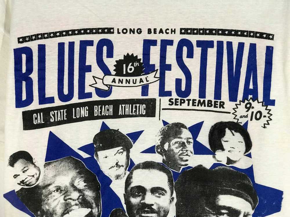 Band Tees × Vintage vintage Long beach blues fest… - image 7