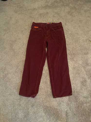 Empyre Relaxed Loose Fit Skate Light Brown Corduroy Pants Size 38 Inseam  27