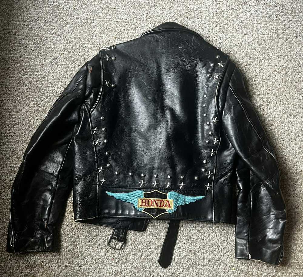 Honda Vintage leather Jacket - image 6