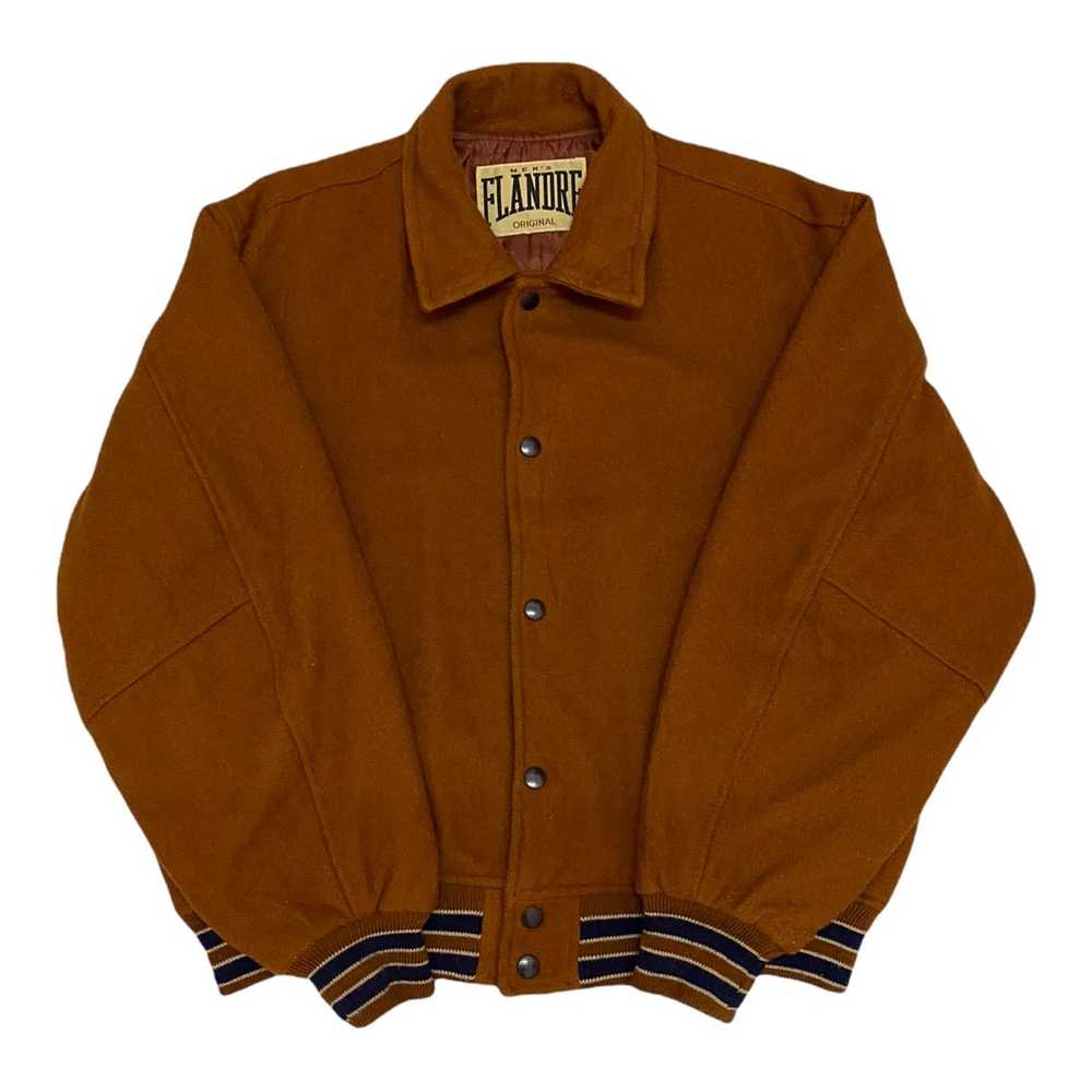 Japanese Brand × Varsity Jacket × Vintage RARE🔥V… - image 1