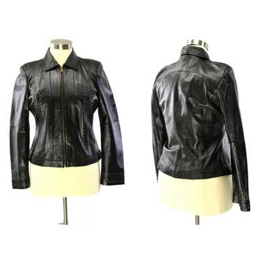 Vintage John Paul Richards Studded Leather Jacket… - image 1