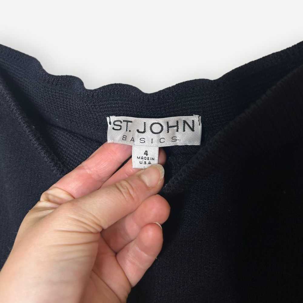 St. John Couture St. John Santana Knit Pants Crop… - image 3