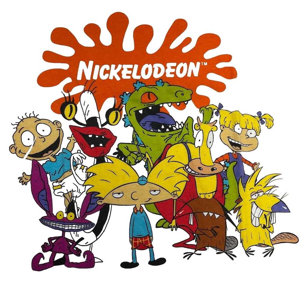 Nickelodeon Nickelodeon Graphic Cartoon Tee Thrif… - image 1