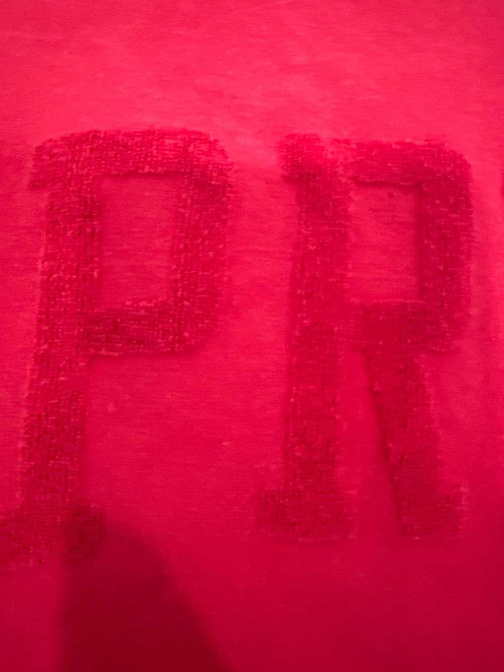 Supreme red supreme tee fuzzy letters (small grea… - image 5