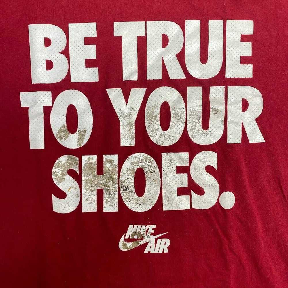 Nike Nike Air Be True To Your Shoes Tee Vintage S… - image 4