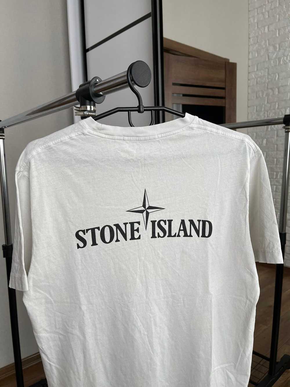 Luxury × Stone Island Stone Island Big Logo T-Shi… - image 3