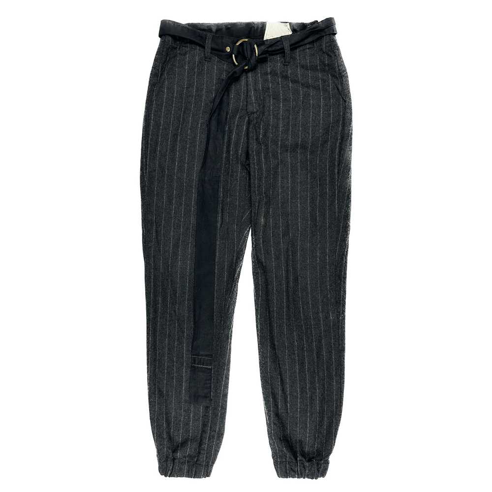 Greg Lauren 1/1 Sample Wool Belted Trousers - image 1