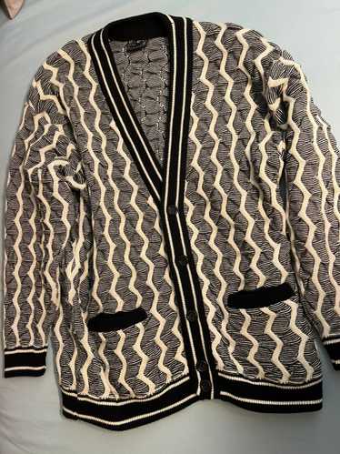 Coogi rare vintage pleated coogi cardigan