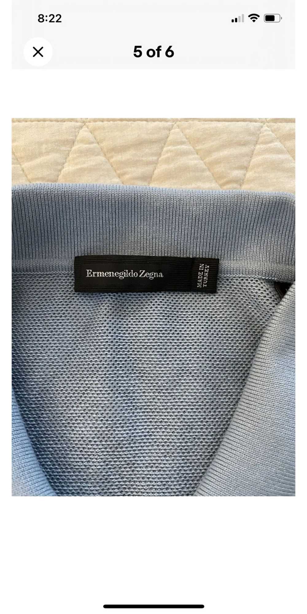 Ermenegildo Zegna Printed Cotton Pique Polo T-Shi… - image 4