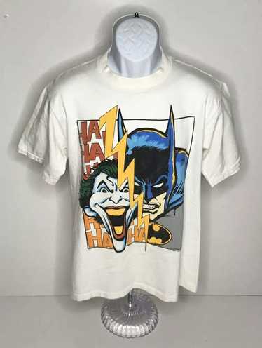 Vintage vtg 1989 batman joker Comic Book Tshirt Me