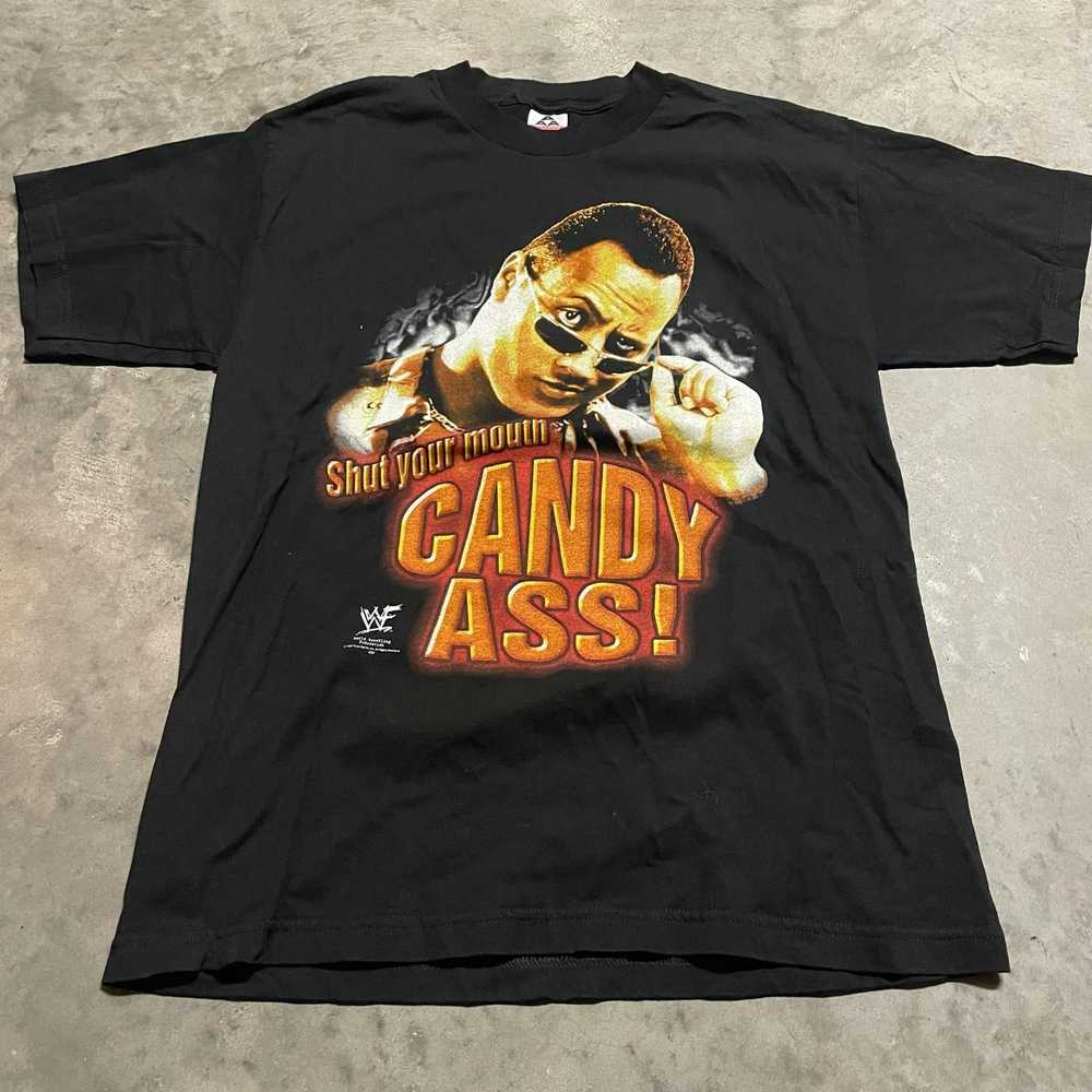 Alstyle Vintage 1999 WWF WWE The Rock Candy Ass T… - image 1