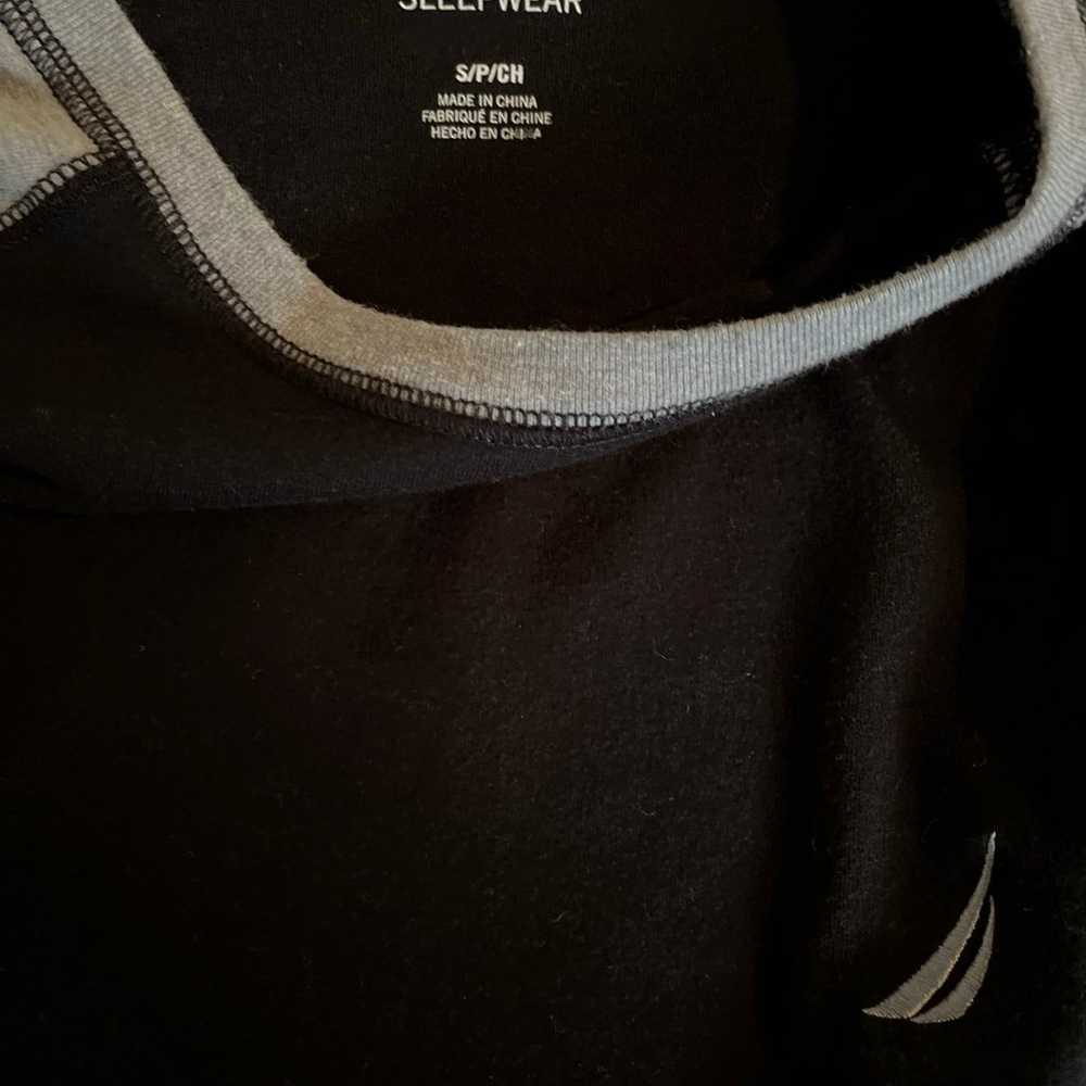 NAUTICA Sleepwear black and grey long sleeves for… - image 3