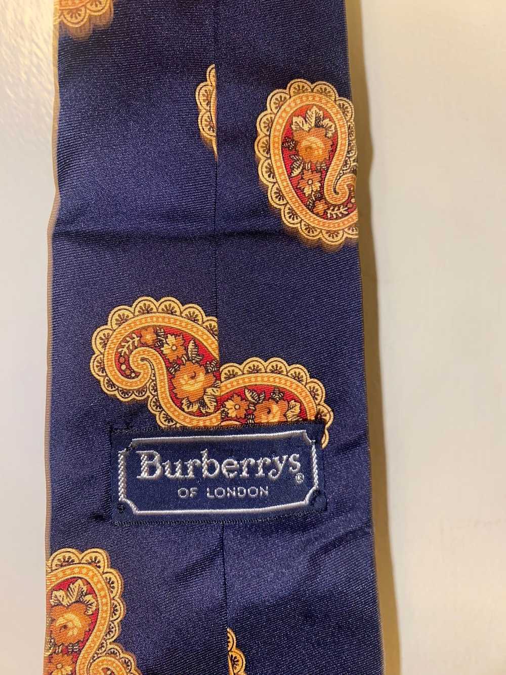 Burberry Vintage Burberry tie - image 3