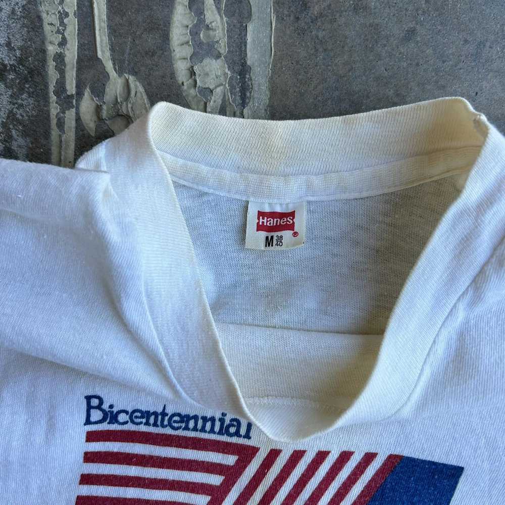 Hanes × Made In Usa × Vintage 1976 bicentennial T… - image 3