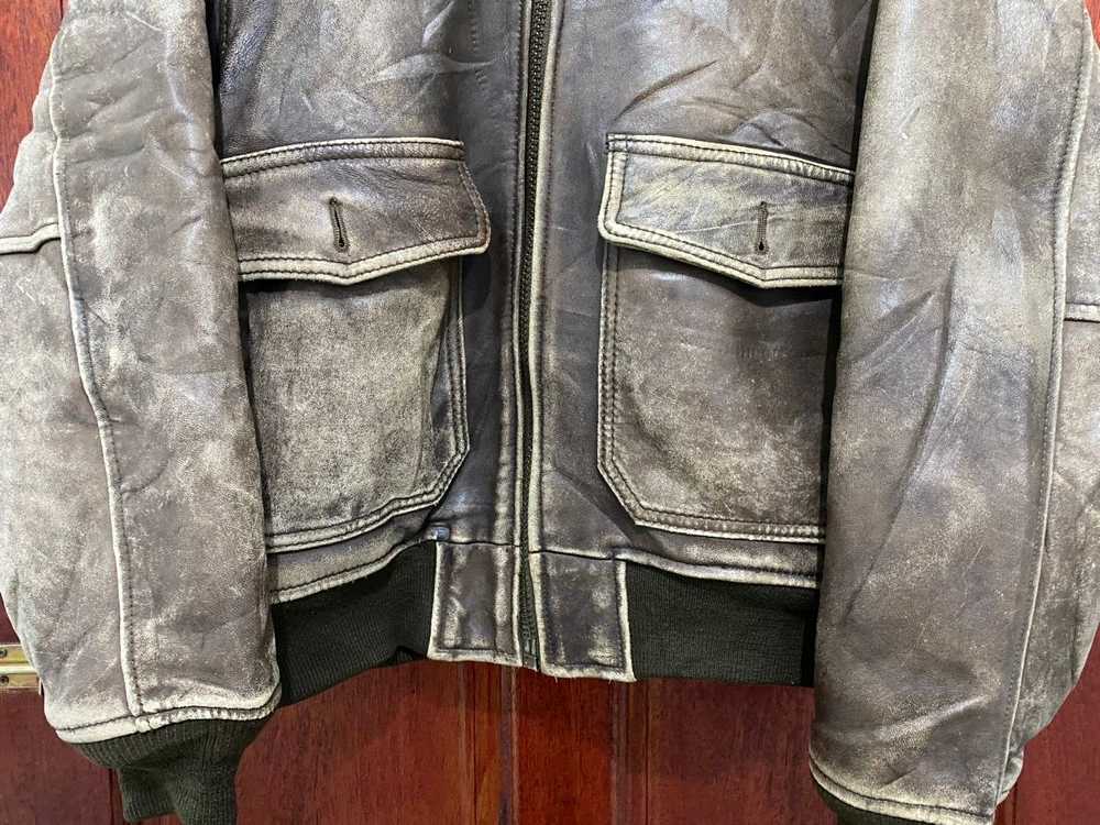 Leather Jacket × Usaf × Vintage VINTAGE USAF TYPE… - image 5