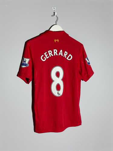 Liverpool × Soccer Jersey × Warrior #8 Gerrard Li… - image 1
