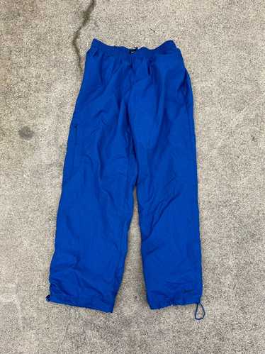 Vintage Nike Track Pants Slate Blue Nylon Sweatpants Subtle Swoosh