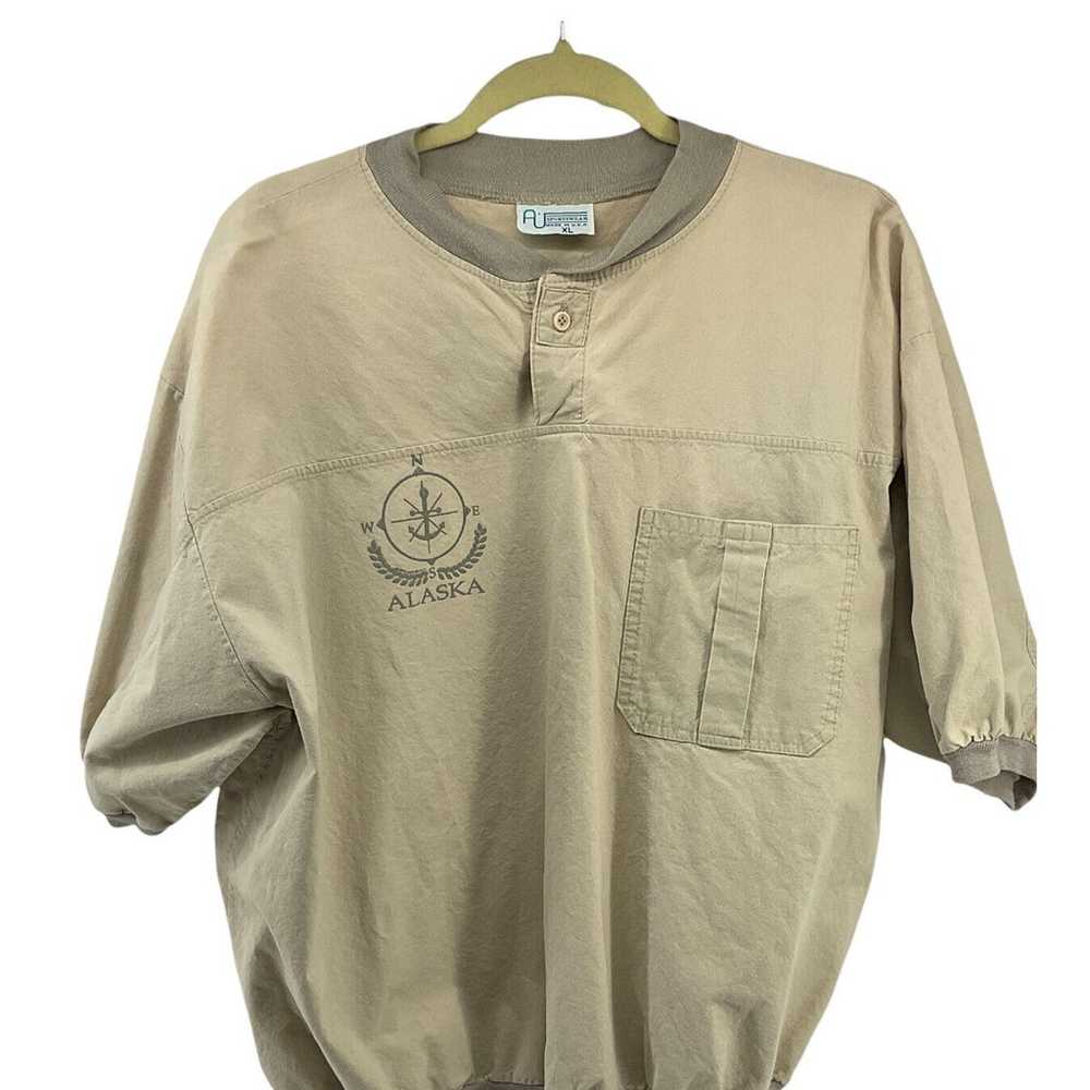 Vintage AU Sportswear Mens Embroidered Alaska Shi… - image 1