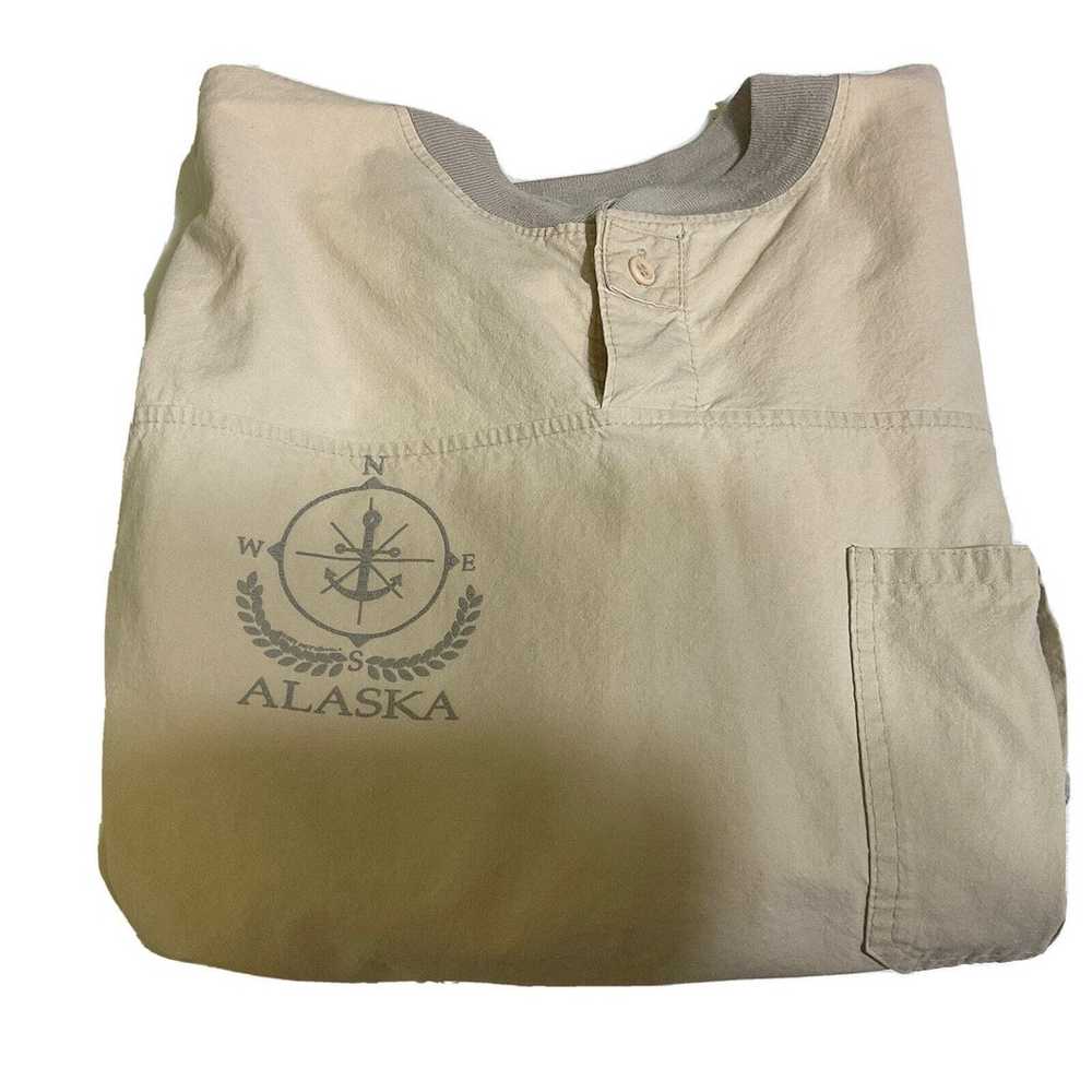 Vintage AU Sportswear Mens Embroidered Alaska Shi… - image 4