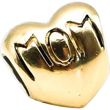 CHAMILIA Mom 14K Gold Heart Charm