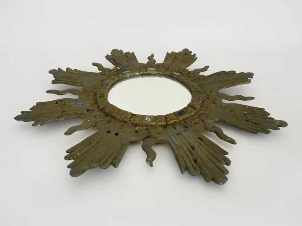 Old lead sun mirror Line Vautrin style Irena Jawo… - image 4