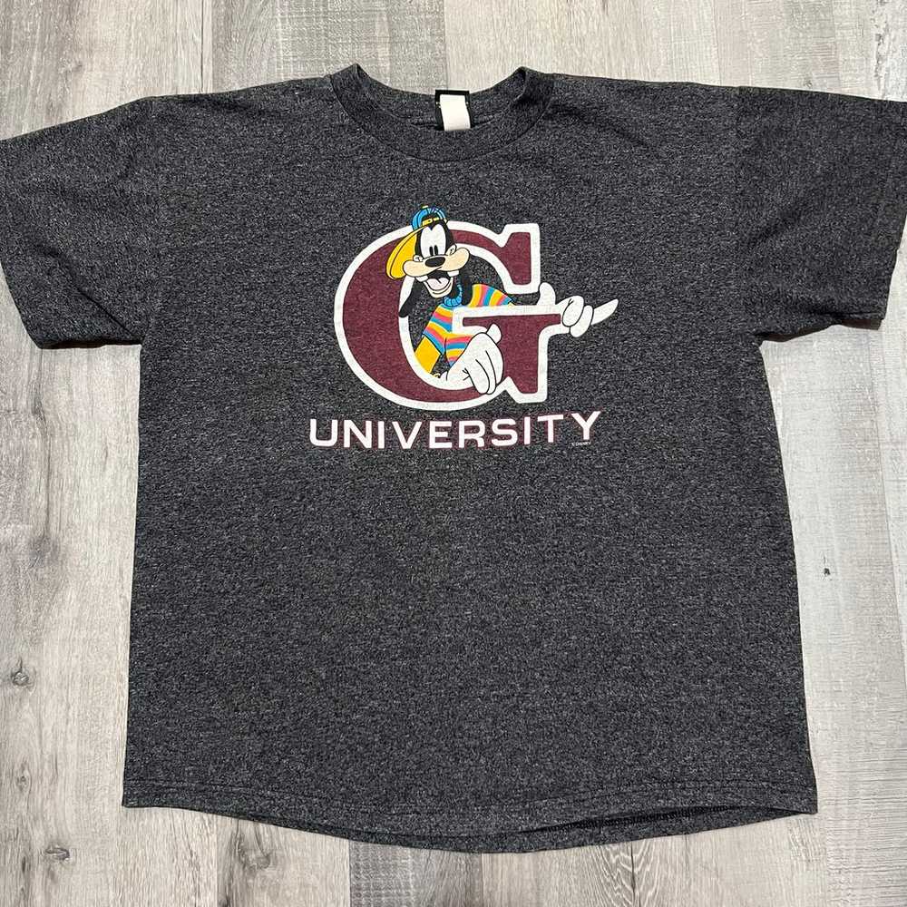 VTG Mickey Unlimited Georgia University 90s Grey … - image 1