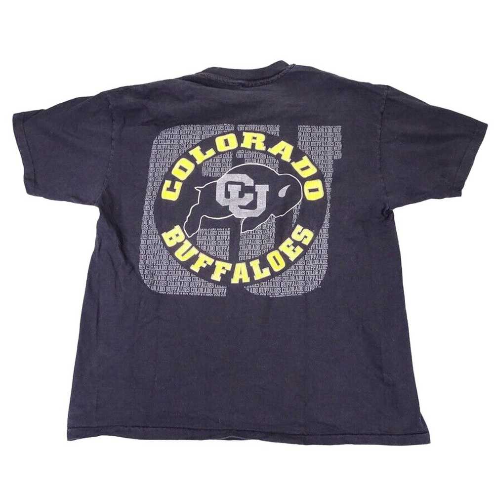 Vintage Colorado Buffaloes Shirt Mens XL Black 90… - image 1