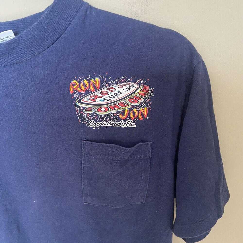 Vintage Single Stitch Ron Jon Surf Shop T-shirt G… - image 4