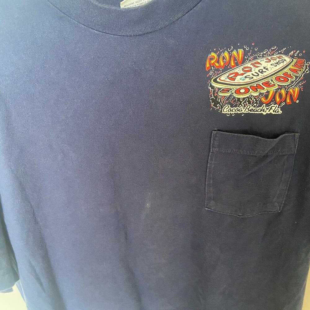 Vintage Single Stitch Ron Jon Surf Shop T-shirt G… - image 7