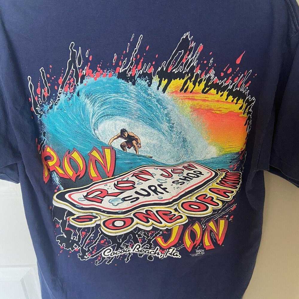Vintage Single Stitch Ron Jon Surf Shop T-shirt G… - image 8